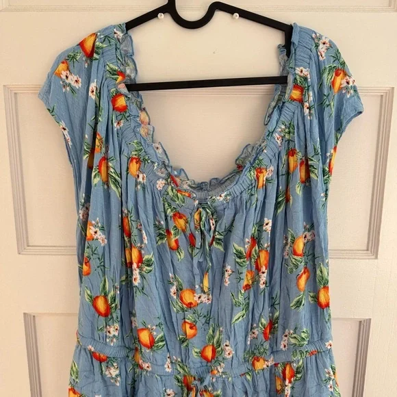 Torrid Maxi Textured Woven Double Slit Dress - Picture 4 of 7